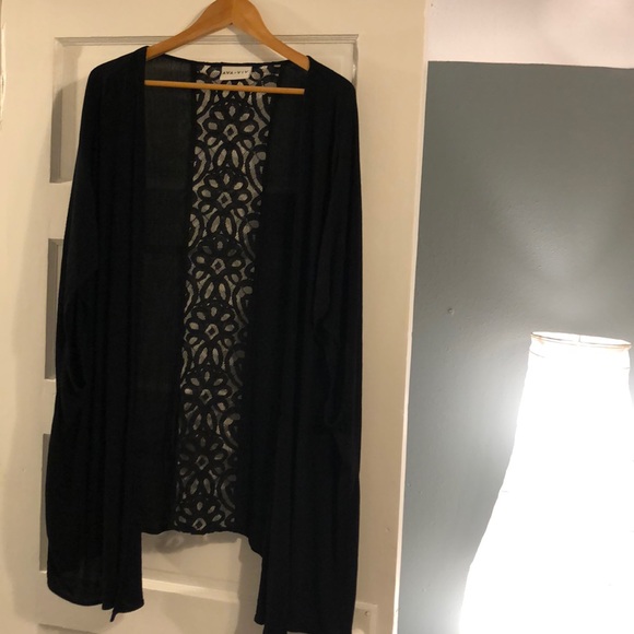 Ava & Viv Sweaters - Front open loose cardigan 4X